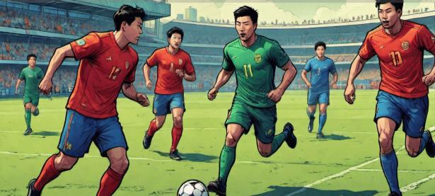 半岛体育直播-足球赛场胜负悬殊，球员斗志昂扬