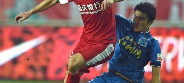 半岛体育娱乐-青岛黄海战平重庆力帆，积分榜持平