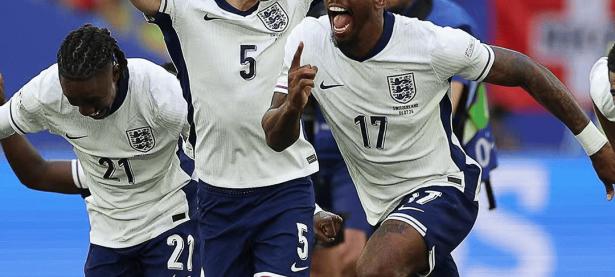 英格兰大胜保加利亚，晋级欧洲杯半决赛