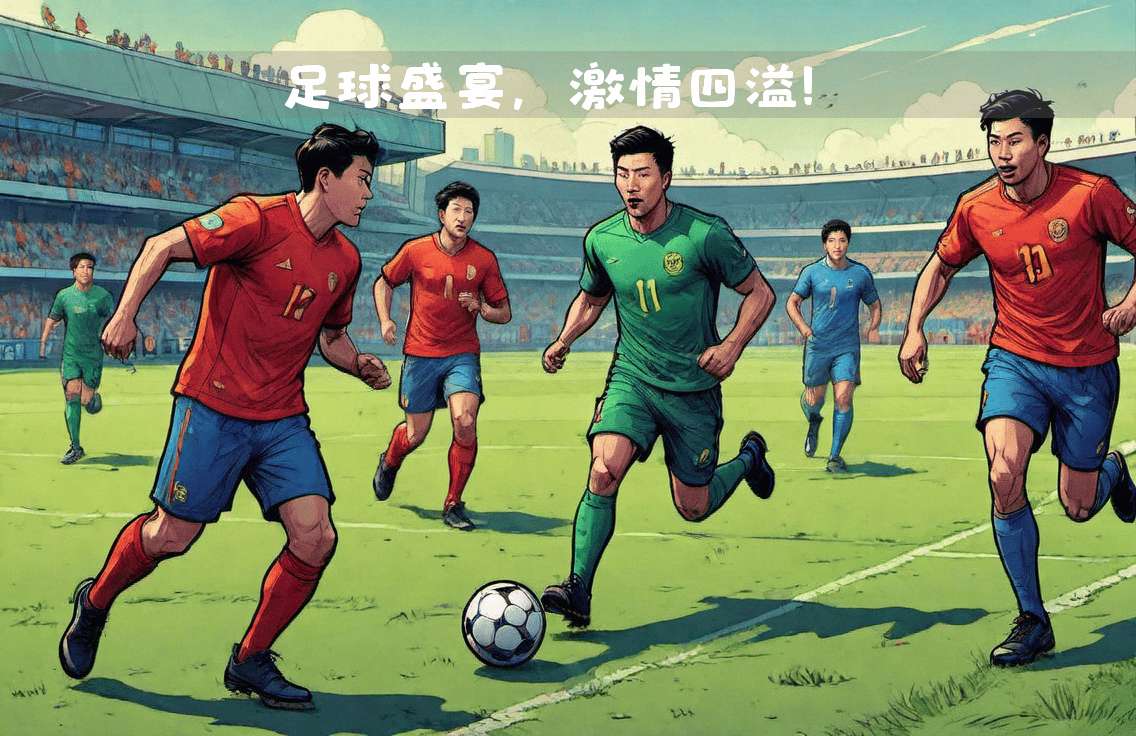 足球赛场胜负悬殊,球员斗志昂扬 足球赛场胜负悬殊,球员斗志昂扬